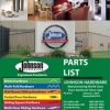 1.2 - Johnson Hardware Parts List